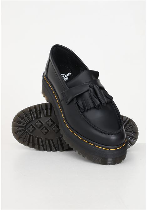 Mocassini neri platform da donna Adrian Quad DR.MARTENS | 27989001-ADRIAN QUAD.